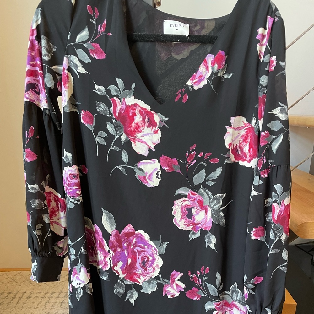 Vici Lovely Me Floral shift dress